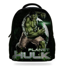 New Fashion Polyester 16-inches Printing Avenger Hulk Backpack
