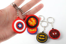 Key chain Super Heroes Iron-man Spider-man Superman Batman Action Figure Movie Toys Avengers for Children Figures